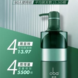 Oba Anti-Hair Loss Thickening Shampoo 700g salon bottle, green packaging, BeHairppy Malaysia