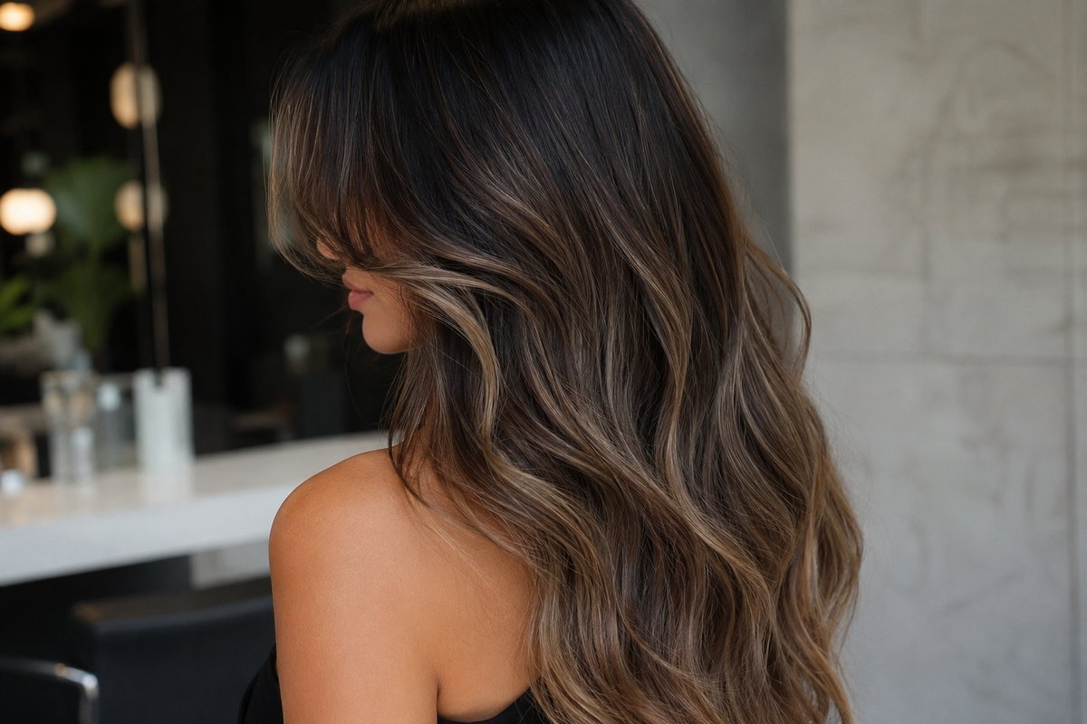 Soft balayage hair colour with a blended root shadow, a 2026 salon trend in Malaysia